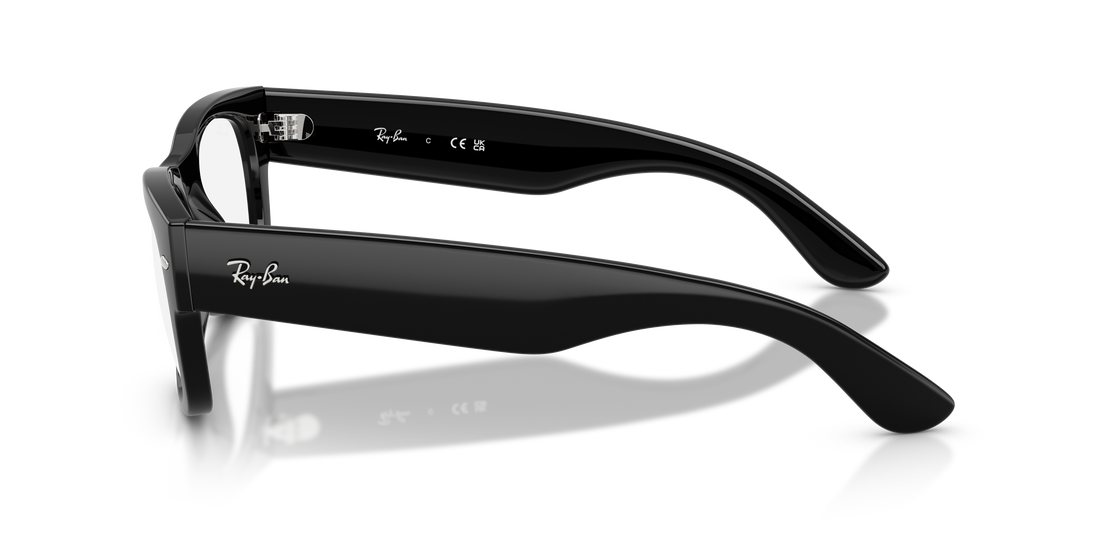 Brillen ray-ban rx0832v mega wayfarer ii 2000 negro square unisex größe 52mm - Detailansicht