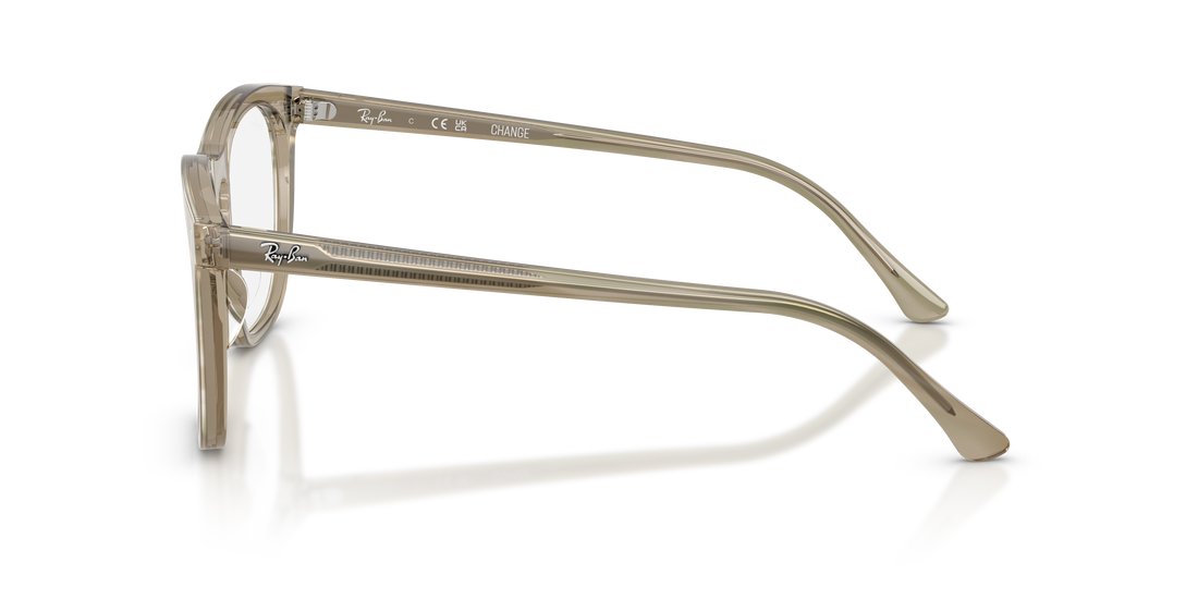Brillen ray-ban rx2210v 8381 gris square unisex größe 53mm - Detailansicht