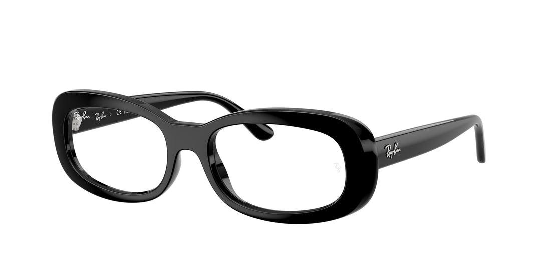 Brillen ray-ban rx2221v 2000 negro oval femenino größe 53mm - Hauptansicht