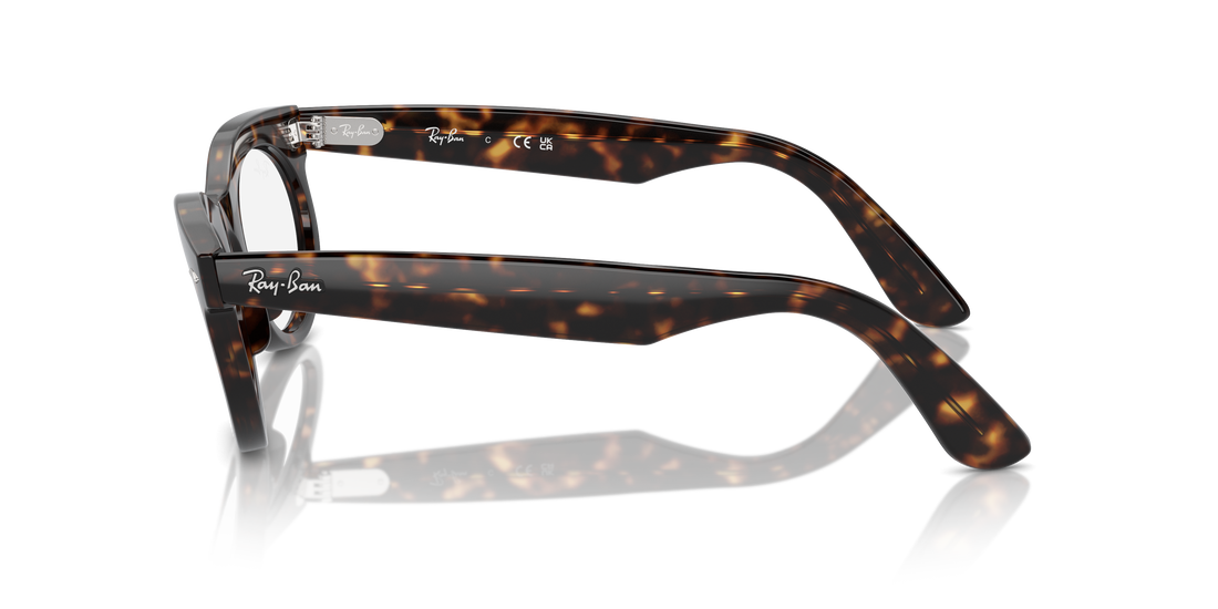 Brillen ray-ban rx2242v wayfarer oval 2012 carey oval unisex größe 53mm - Detailansicht