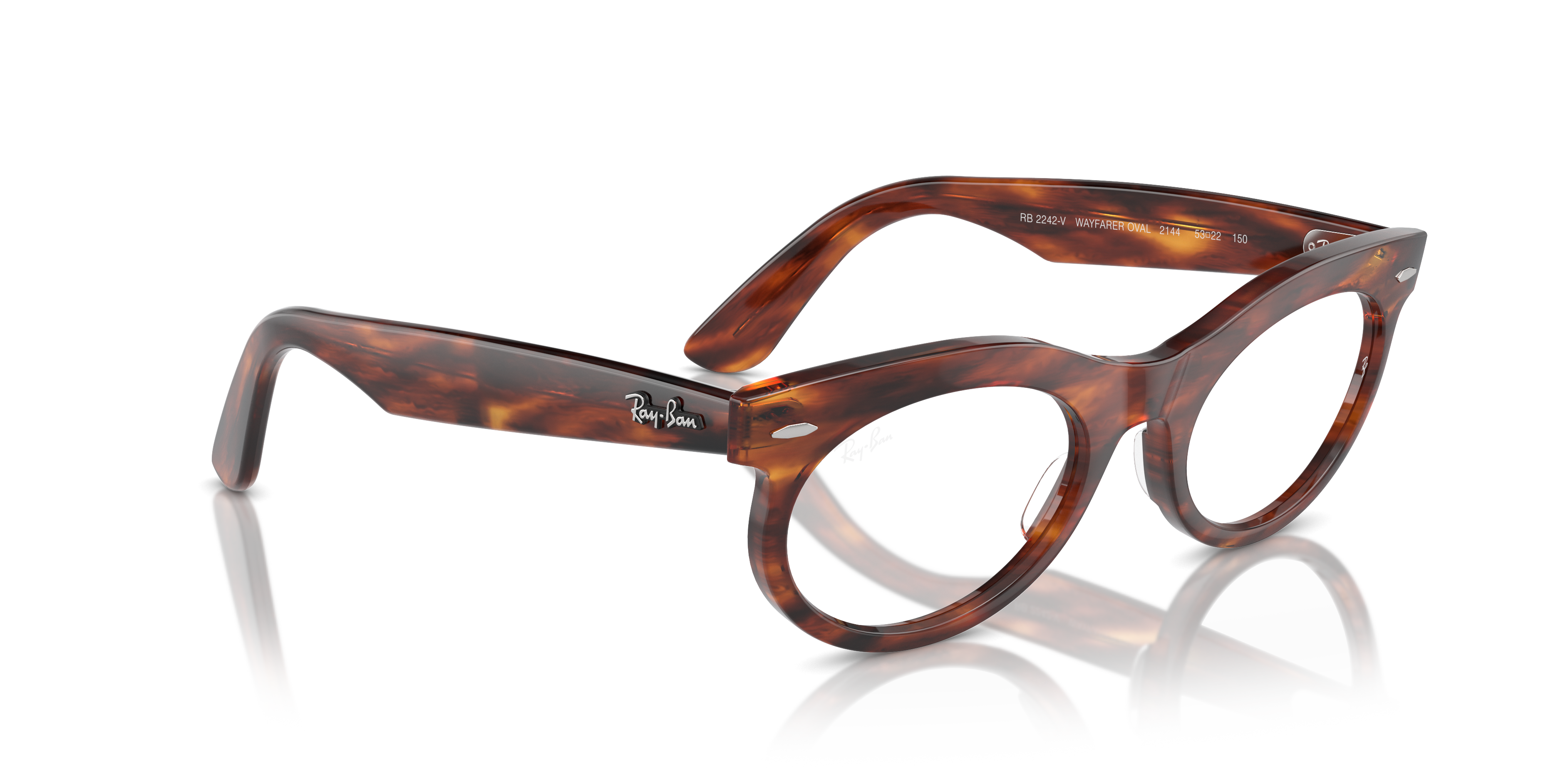 RAY-BAN RX2242V WAYFARER OVAL 2144 50 - 19