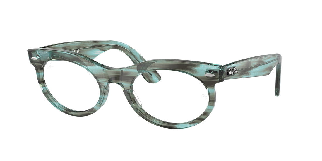 Prescription glasses ray-ban rx2242v wayfarer oval 8362 verde oval unisex size 50mm - Main view