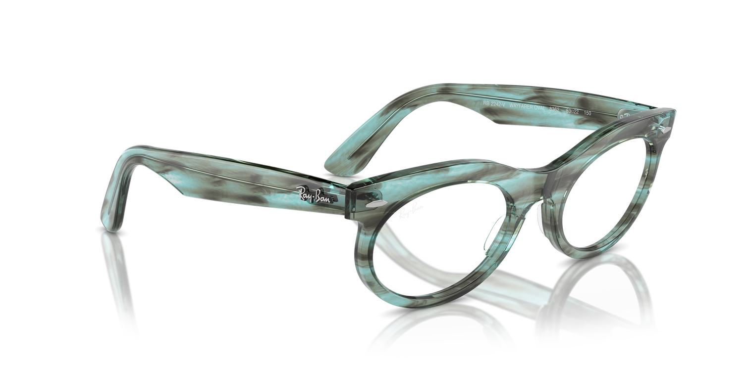 RAY-BAN RX2242V WAYFARER OVAL 8362 53