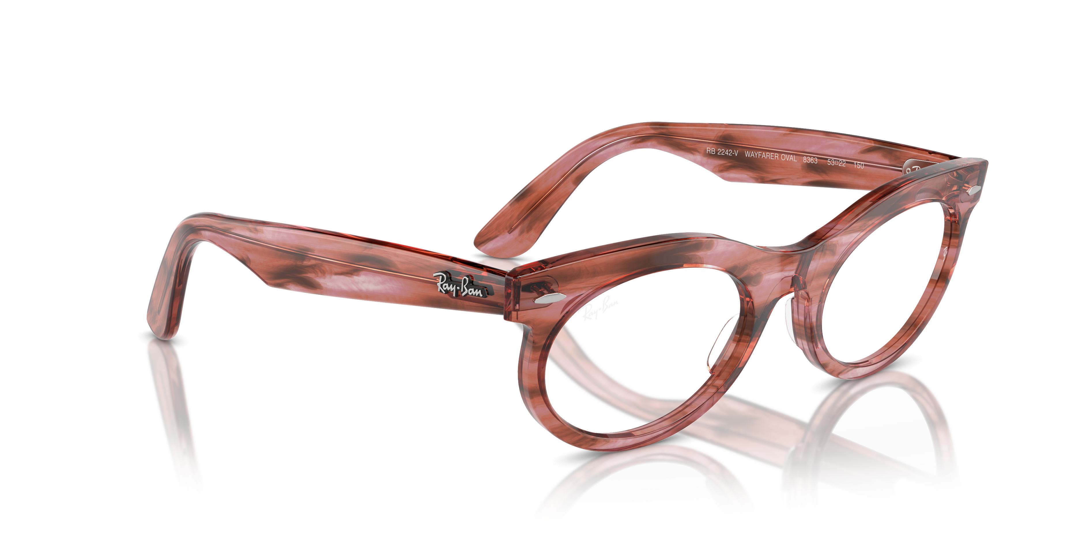 RAY-BAN RX2242V WAYFARER OVAL 8363 50