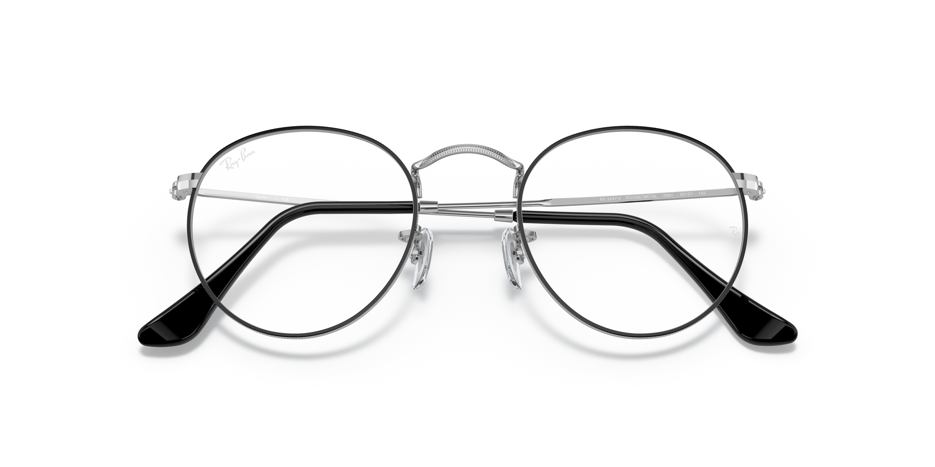 RAY-BAN RX3447V ROUND METAL 2861 50