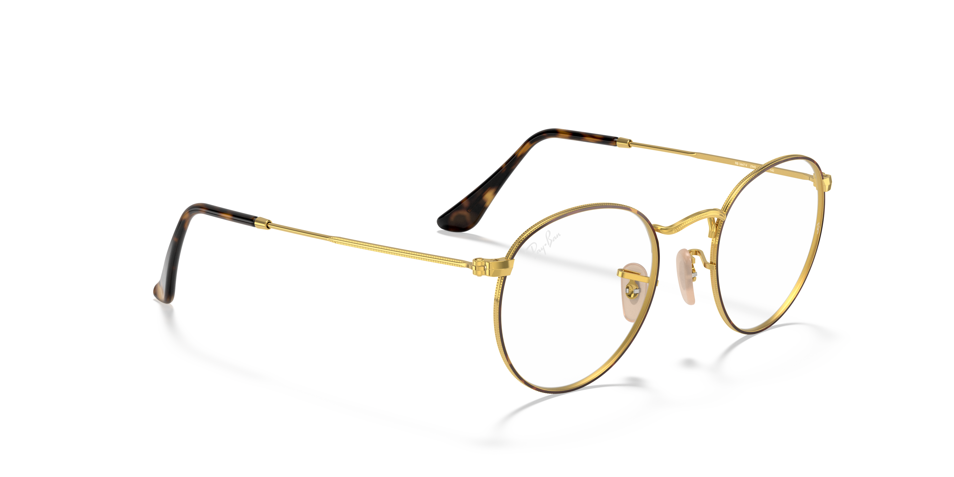 RAY-BAN RX3447V ROUND METAL 2945 53
