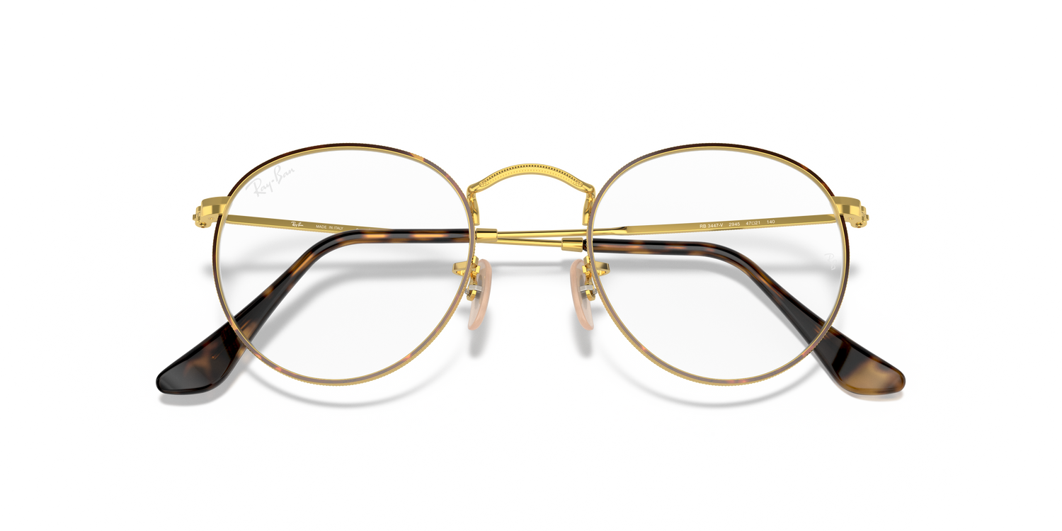 RAY-BAN RX3447V ROUND METAL 2945 53