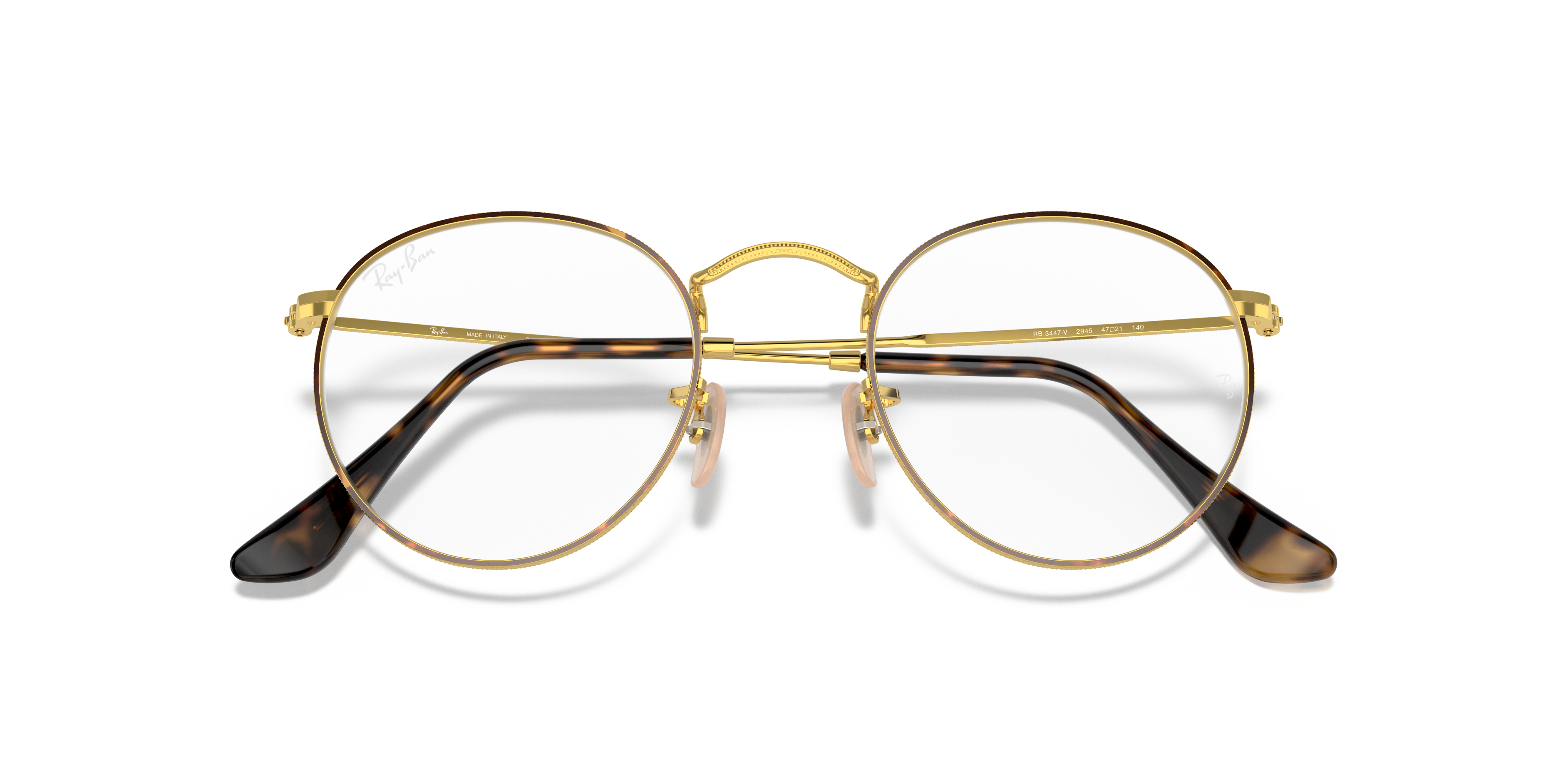 RAY-BAN RX3447V ROUND METAL 2945 53