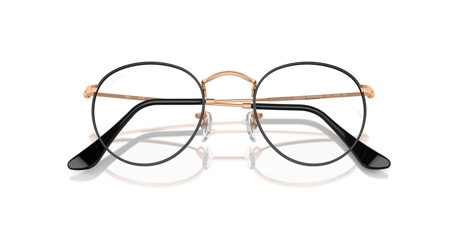 RAY-BAN RX3447V ROUND METAL 3173 53