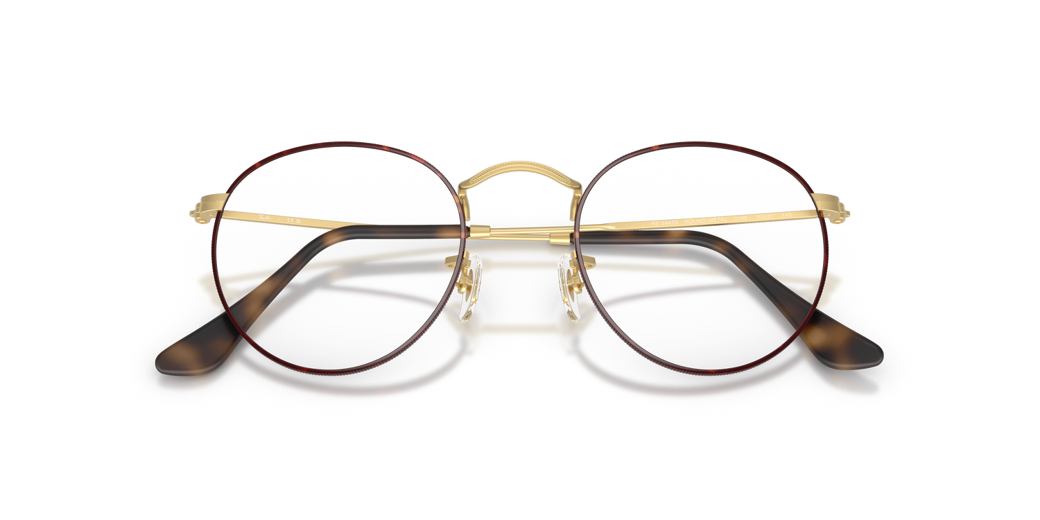 RAY-BAN RX3447V ROUND METAL 3188 50