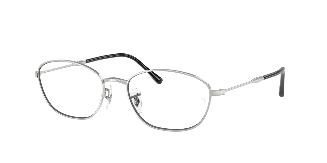 Brillen ray-ban rx3749v 2501 plateado irregular femenino größe 53mm - Hauptansicht