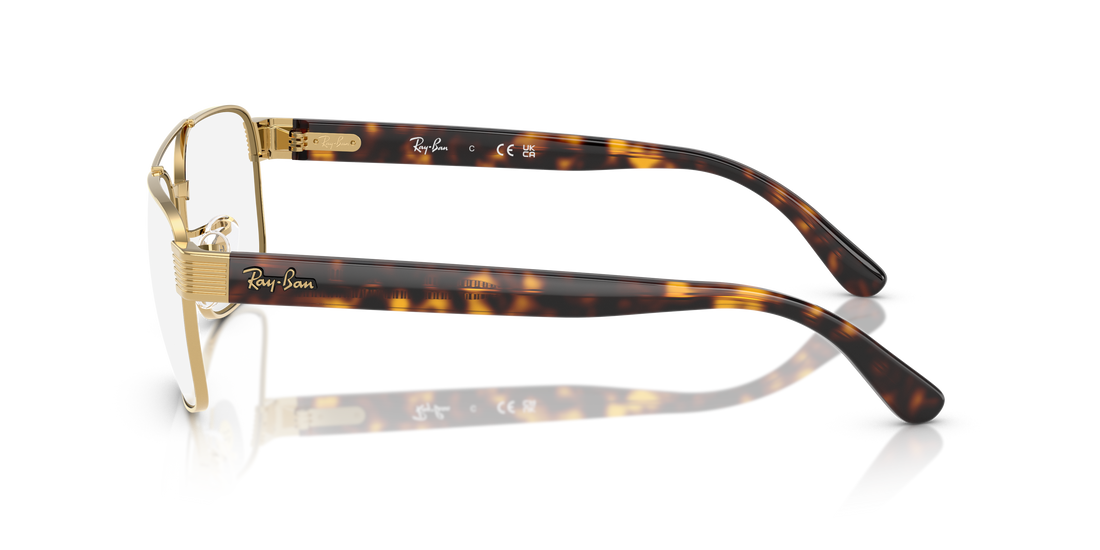 Brillen ray-ban rx3751v 2500 square unisex größe 56mm - Detailansicht
