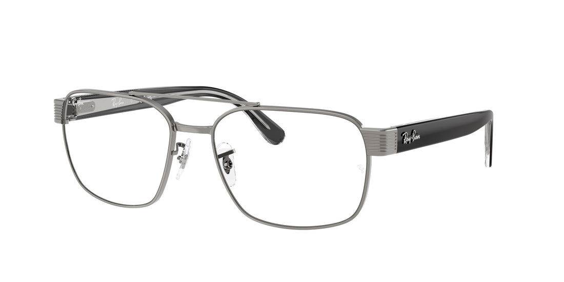 Brillen ray-ban rx3751v 2502 gris square unisex größe 58mm - Hauptansicht