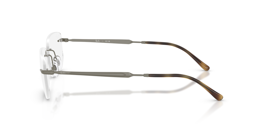 Occhiali da vista ray-ban rx3768v 3201 gris irregular unisex taglia 54mm - Vista dettagliata