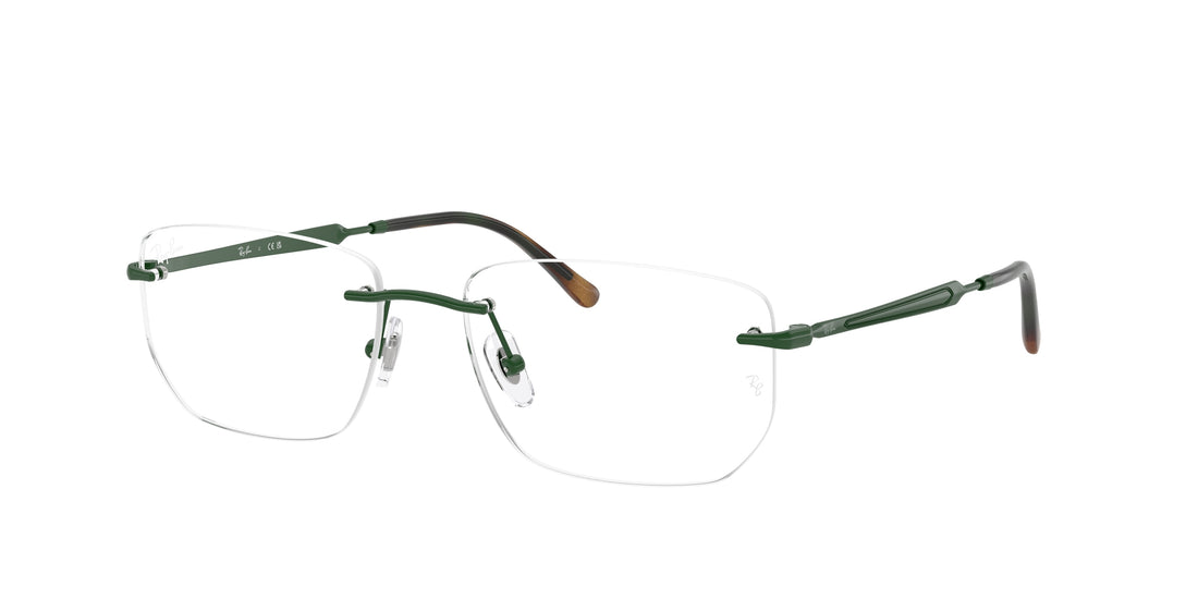 Occhiali da vista ray-ban rx3768v 3204 verde irregular unisex taglia 54mm - Vista principale