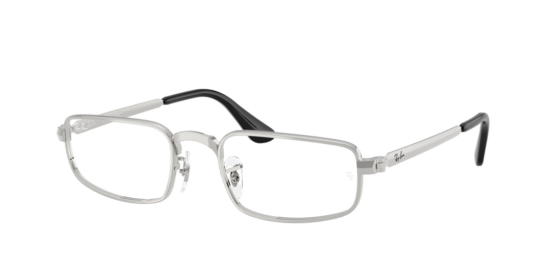 Brillen ray-ban rx3927v 2501 plateado oval unisex größe 52mm - Hauptansicht