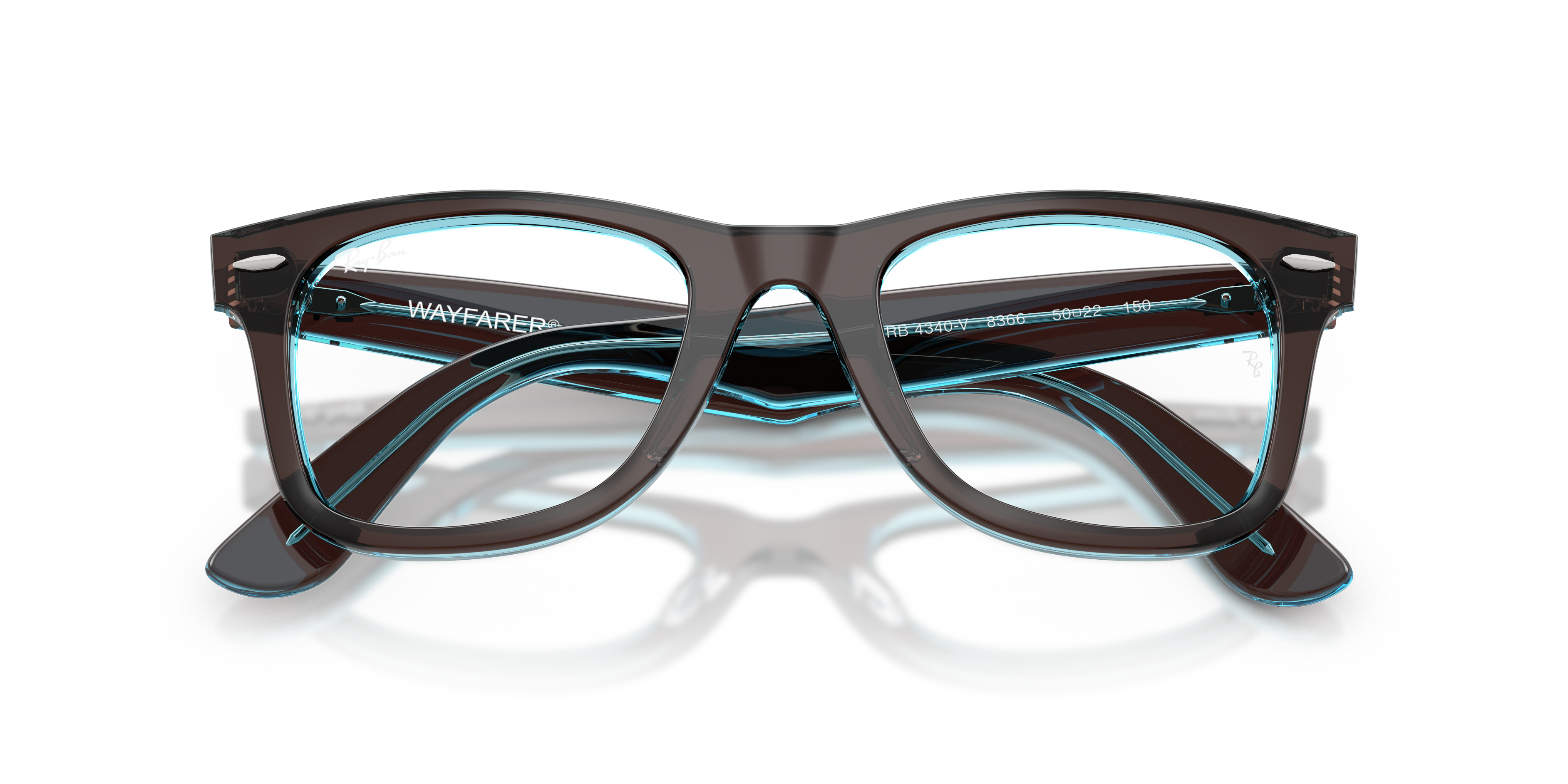 RAY-BAN RX4340V WAYFARER EASE 8366 50