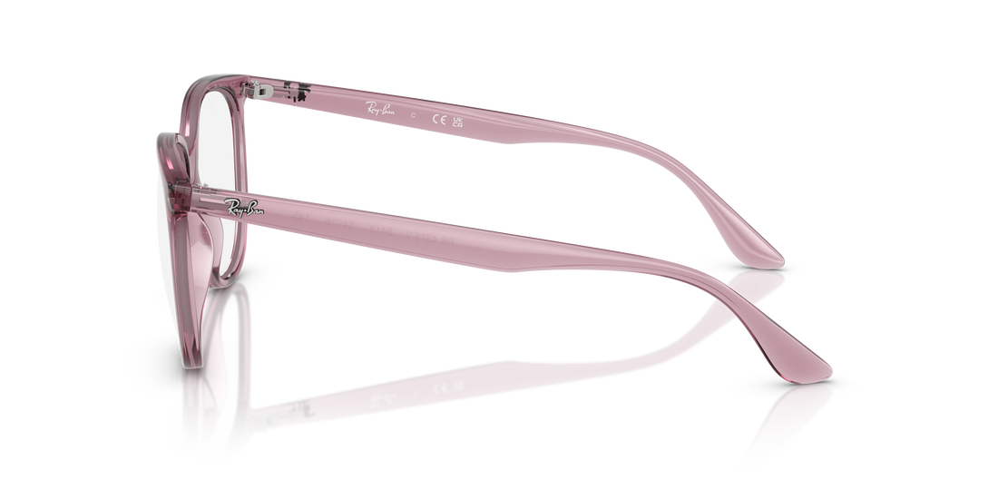 Brillen ray-ban rx4378v 8413 violeta square femenina größe 54mm - Detailansicht