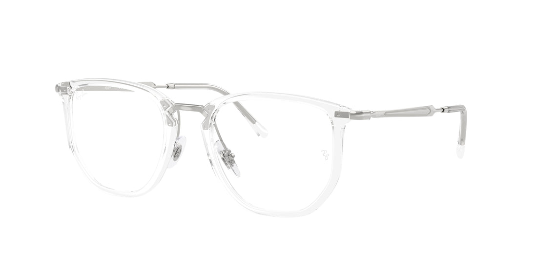 Occhiali da vista ray-ban rx4451v 2001 transparente irregular unisex taglia 53mm - Vista principale