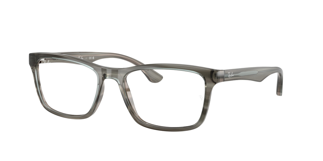 Brillen ray-ban rx5279 8453 gris square unisex größe 53mm - Hauptansicht