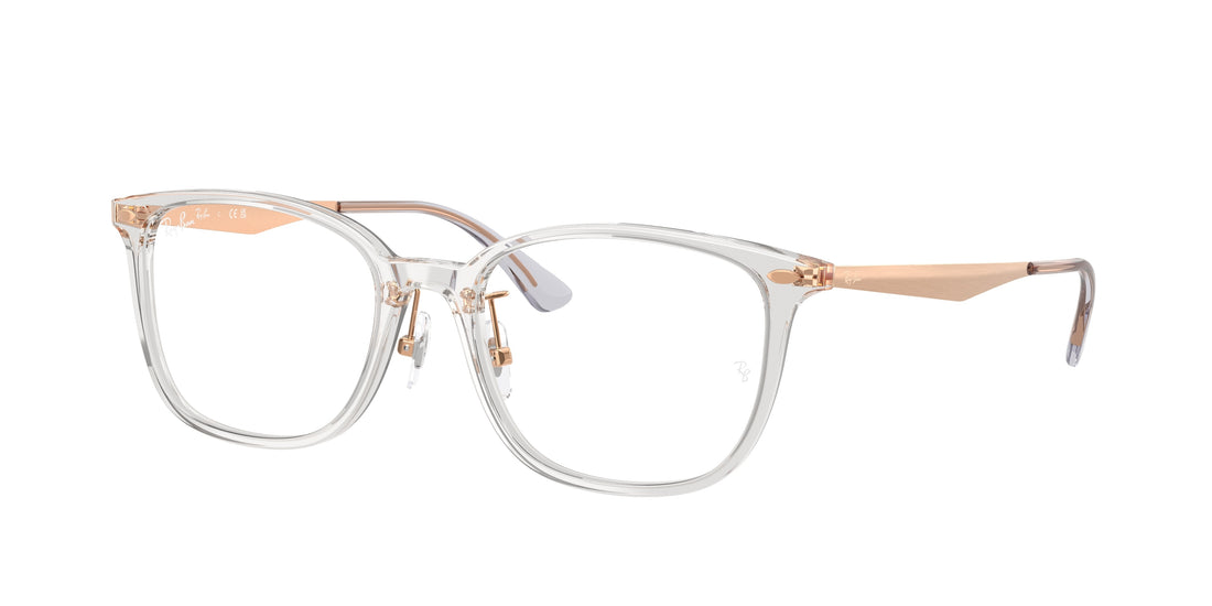 Brillen ray-ban rx5403d 8416 gris pillow unisex größe 52mm - Hauptansicht