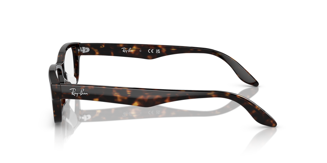 Brillen ray-ban rx5415d 8287 carey unisex größe 55mm - Detailansicht