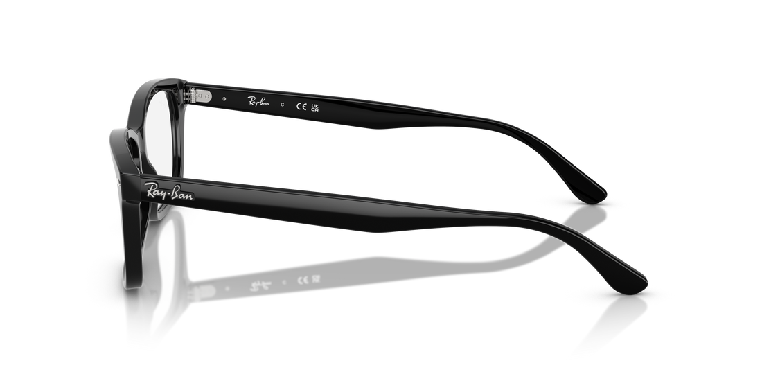 Brillen ray-ban rx5428 2000 negro square . größe 53mm - Detailansicht