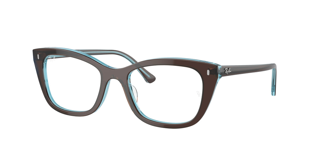 Brillen ray-ban rx5433 8366 marrón femenina größe 52mm - Hauptansicht