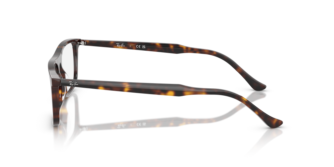 Gafas graduadas ray-ban rx5440 2012 havana rectangular unisex talla 55mm - Vista de detalle