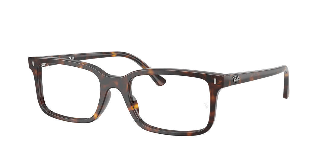 Brillen ray-ban rx5445 2012 havana square unisex größe 52mm - Hauptansicht