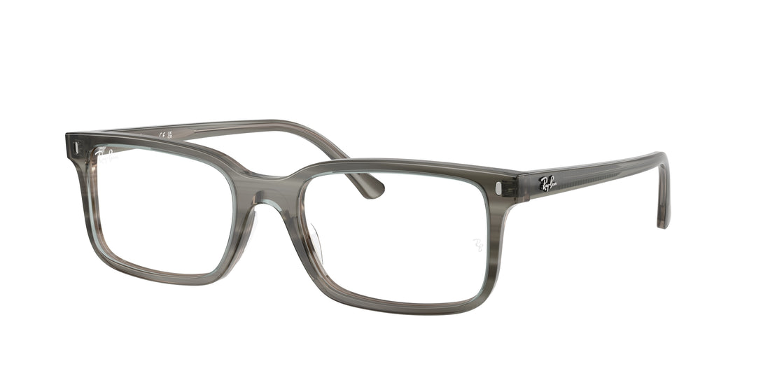 Brillen ray-ban rx5445 8453 gris square unisex größe 52mm - Hauptansicht