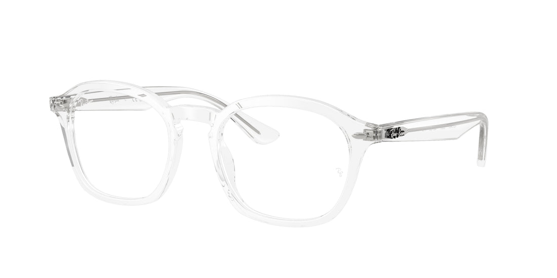 Brillen ray-ban rx5451 2001 transparente square unisex größe 50mm - Hauptansicht
