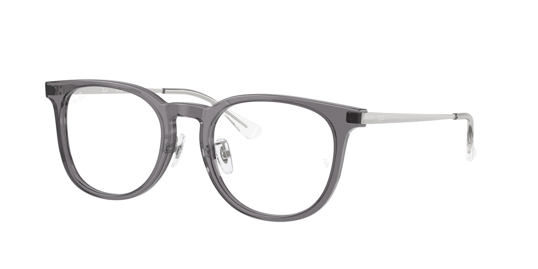Brillen ray-ban rx5453d 8268 gris square unisex größe 52mm - Hauptansicht