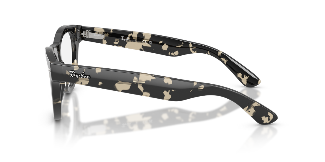 Brillen ray-ban rx5510 8117 gris cat eye femenino größe 52mm - Detailansicht