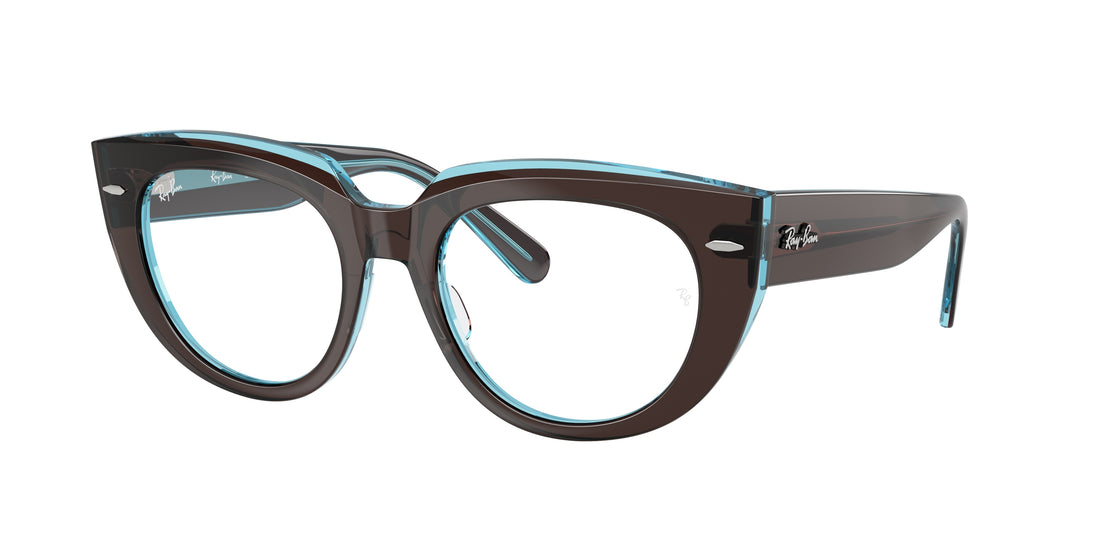 Brillen ray-ban rx5586 doreen 8366 marrón square femenina größe 48mm - Hauptansicht