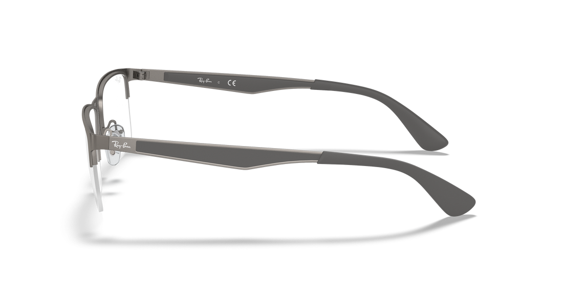 Brillen ray-ban rx6335 2855 gris unisex größe 58mm - Detailansicht