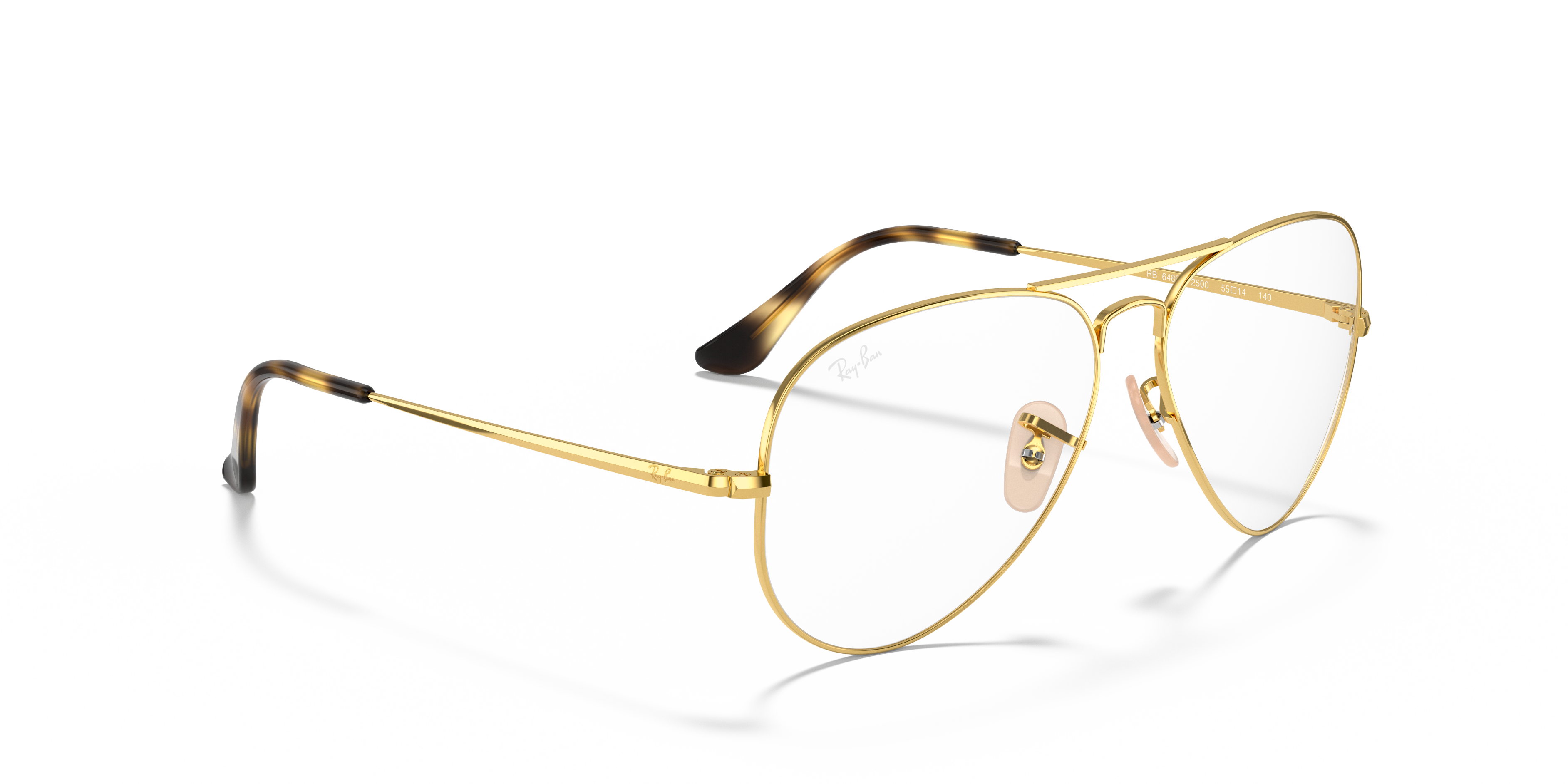 RAY-BAN RX6489 AVIATOR 2500 58