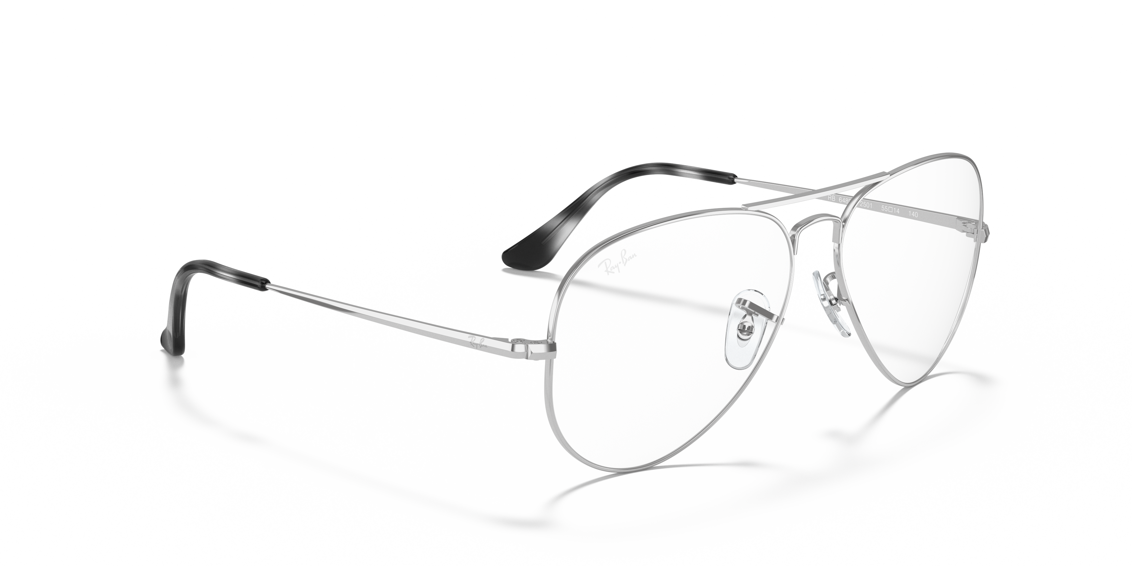 RAY-BAN RX6489 AVIATOR 2501 55