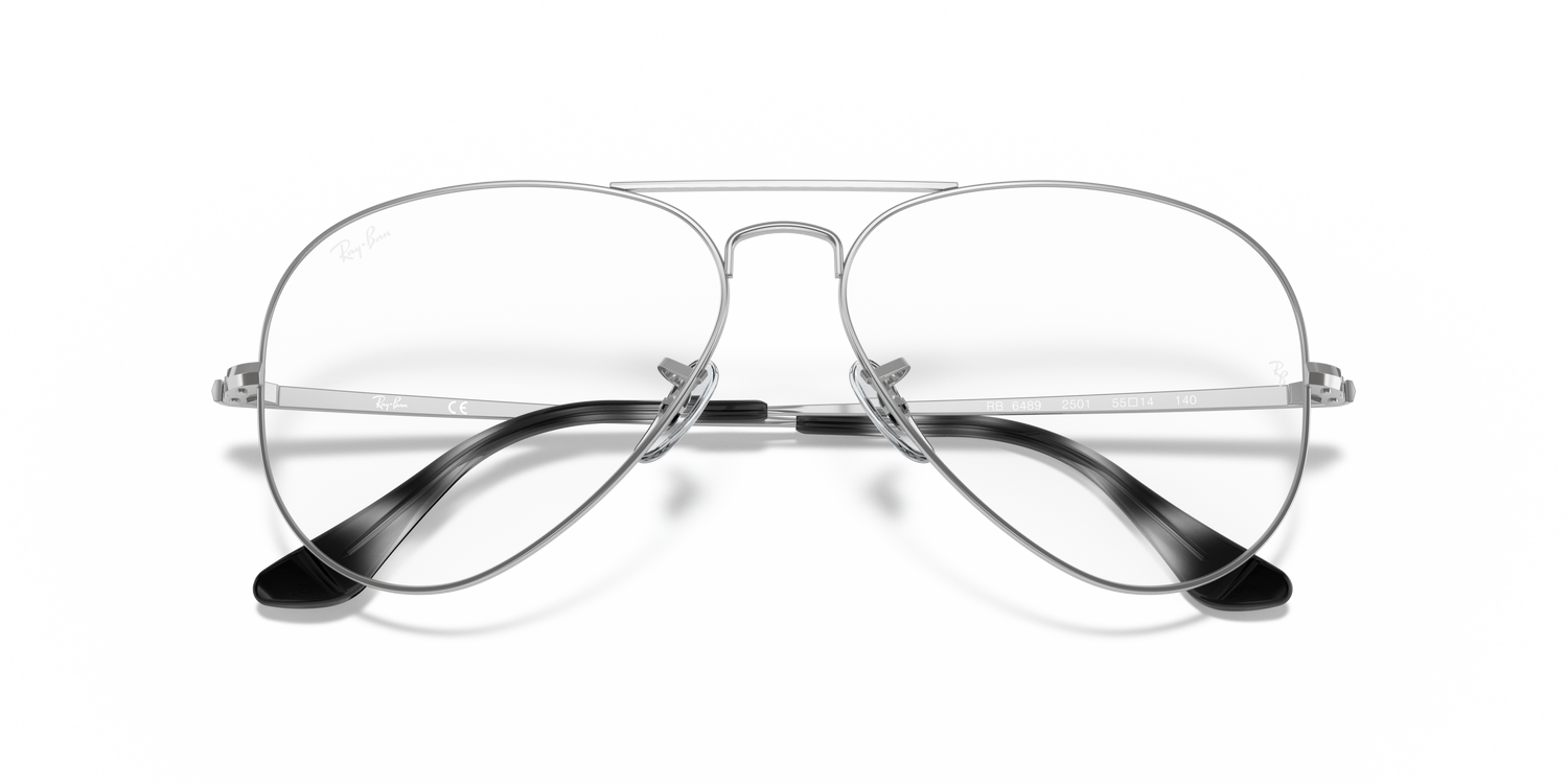 RAY-BAN RX6489 AVIATOR 2501 55
