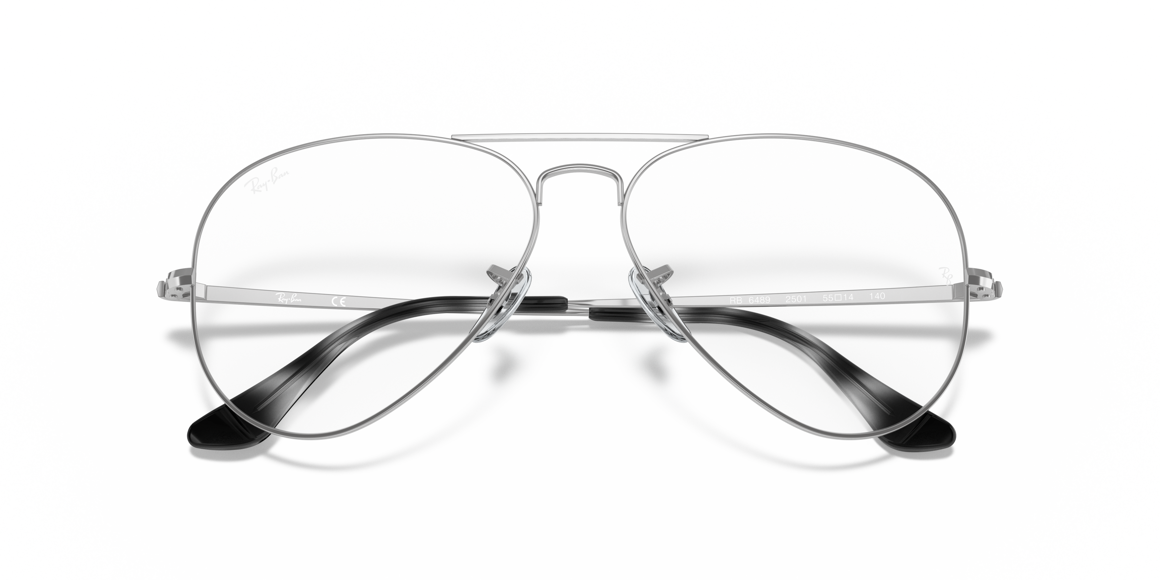 RAY-BAN RX6489 AVIATOR 2501 55