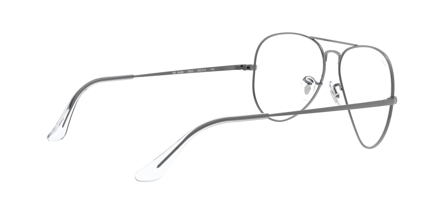 RAY-BAN RX6489 AVIATOR 2502 55