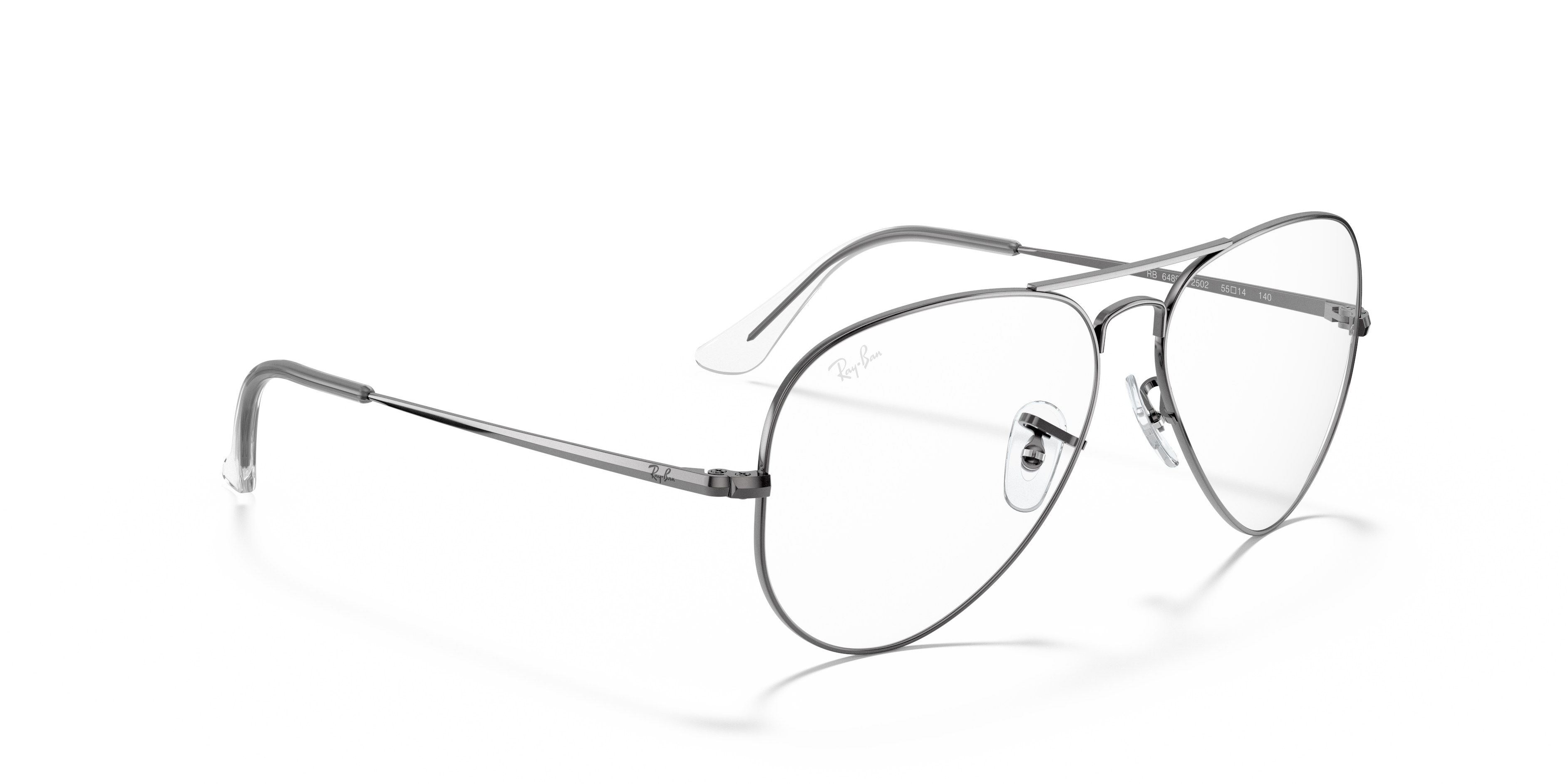 RAY-BAN RX6489 AVIATOR 2502 58