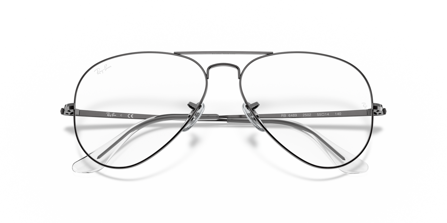 RAY-BAN RX6489 AVIATOR 2502 58