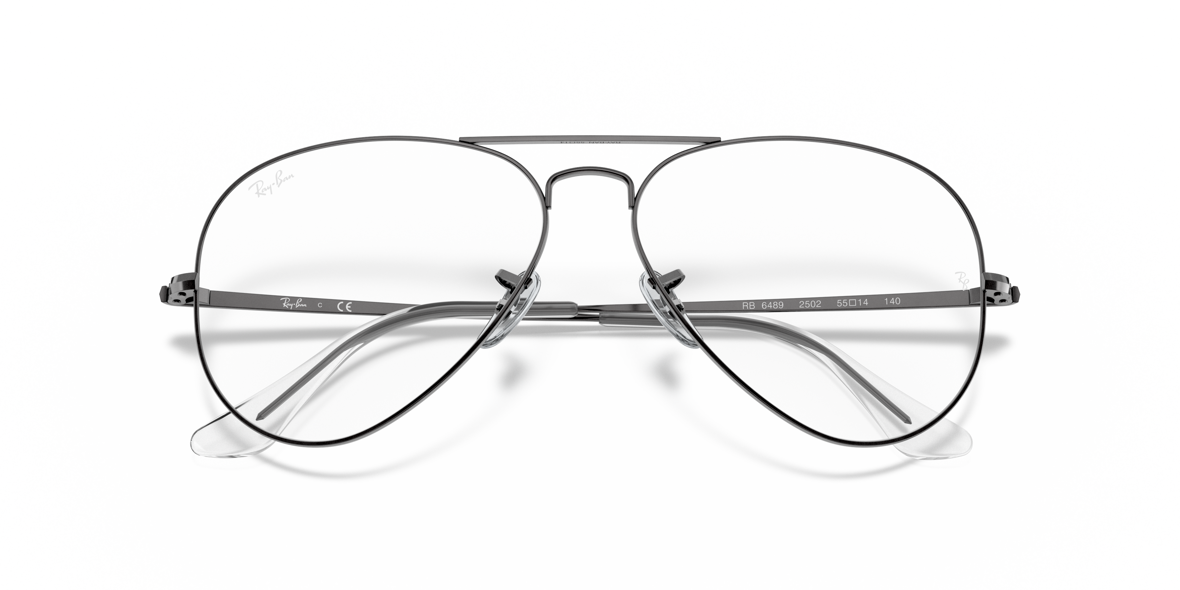RAY-BAN RX6489 AVIATOR 2502 58