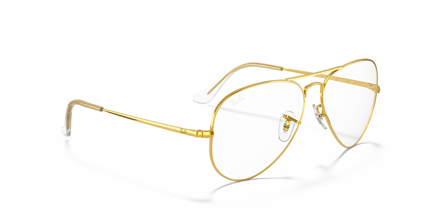RAY-BAN RX6489 AVIATOR 3086 55
