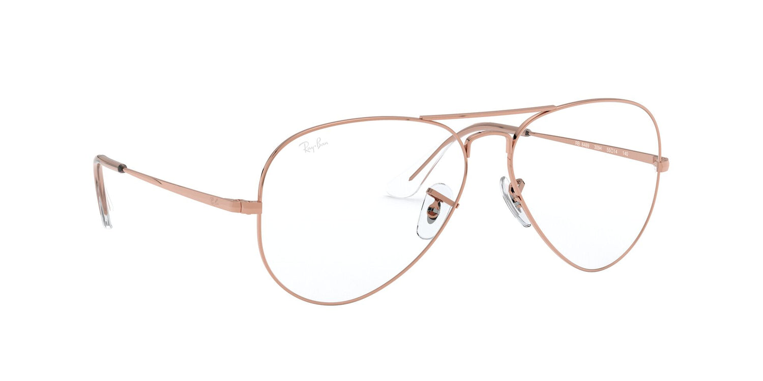 RAY-BAN RX6489 AVIATOR 3094 58