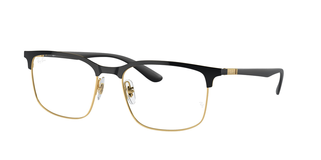 Prescription glasses ray-ban rx6518 2890 negro unisex size 55mm - Main view
