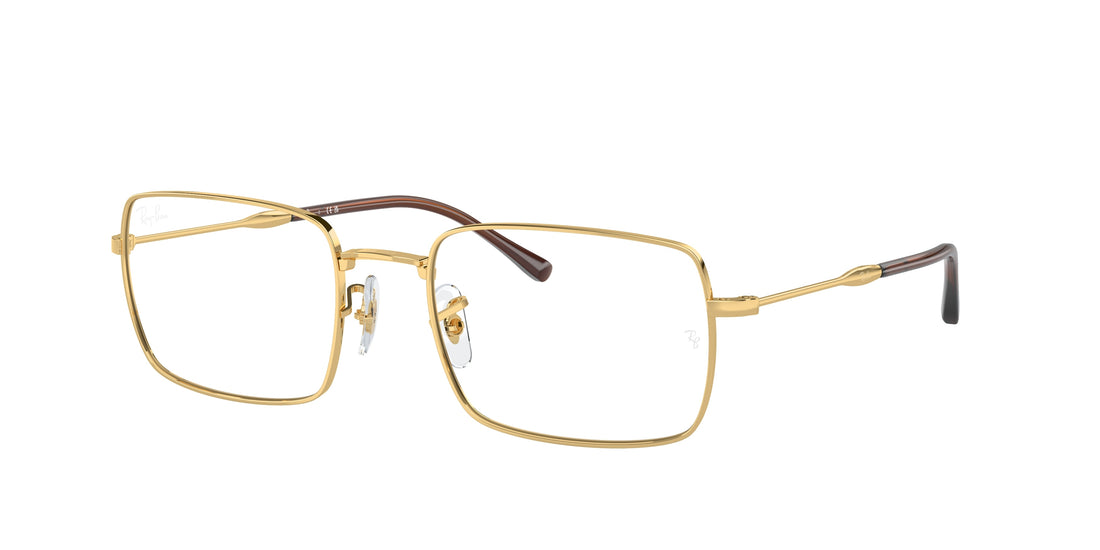 Prescription glasses ray-ban rx6520 2500 oro unisex size 55mm - Main view