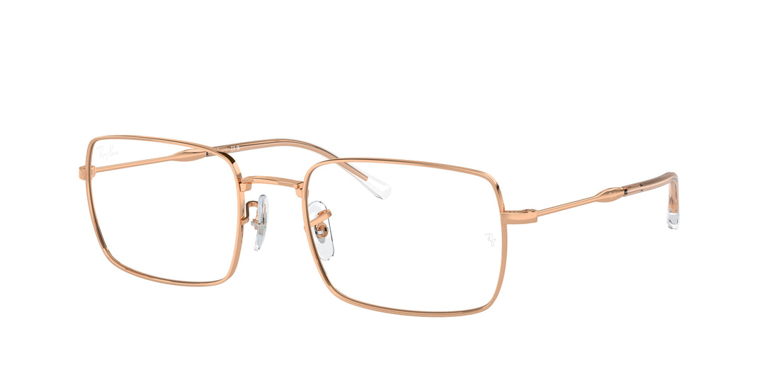 Prescription glasses ray-ban rx6520 3094 oro unisex size 53mm - Main view