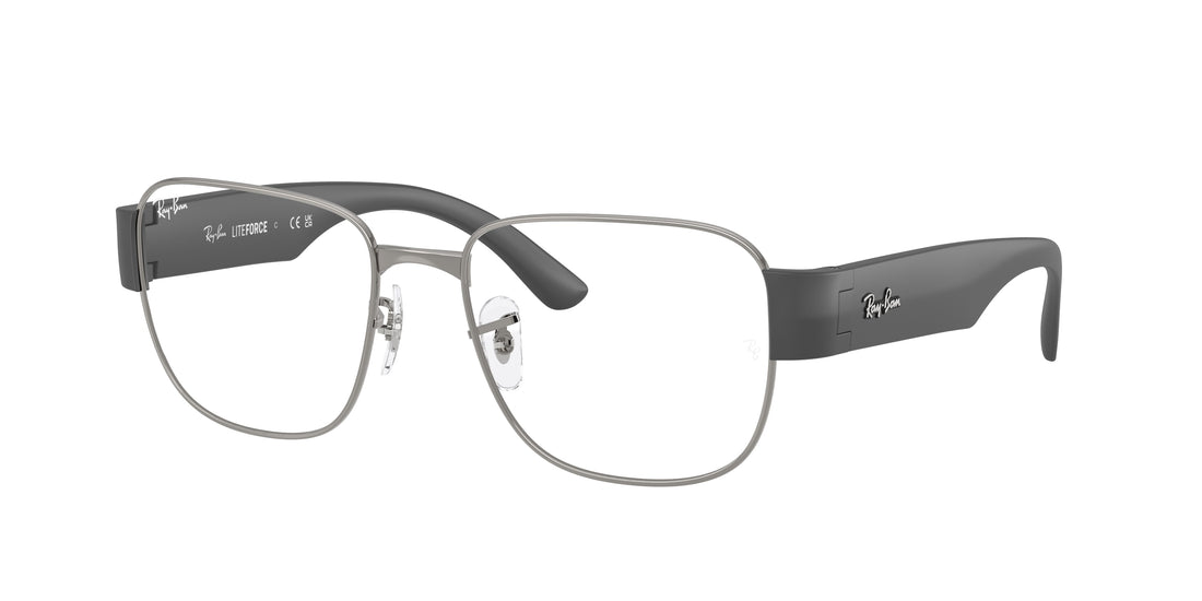 Occhiali da vista ray-ban rx6532 2502 gris square unisex taglia 55mm - Vista principale